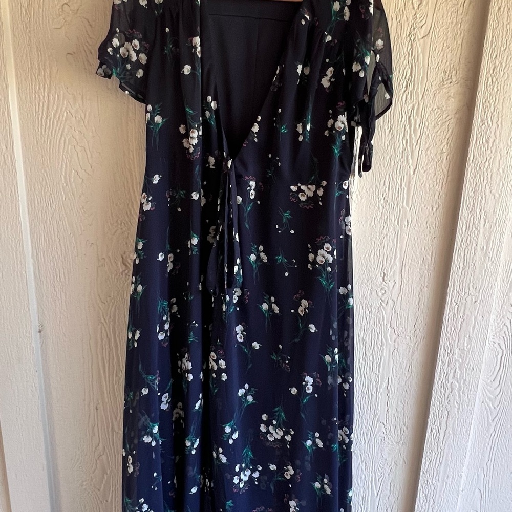 Floral Navy Dress